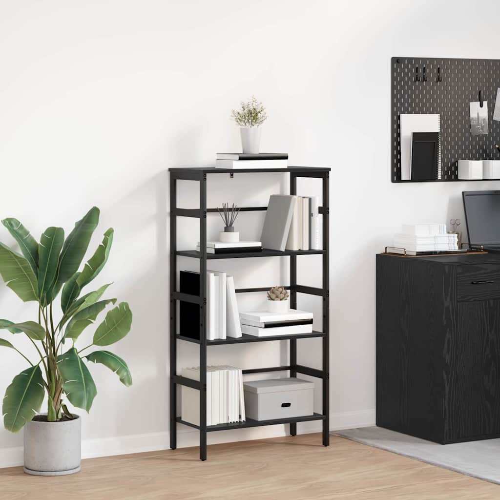 Polica Crni hrast 60 x 29,5 x 115 cm Konstruirano drvo