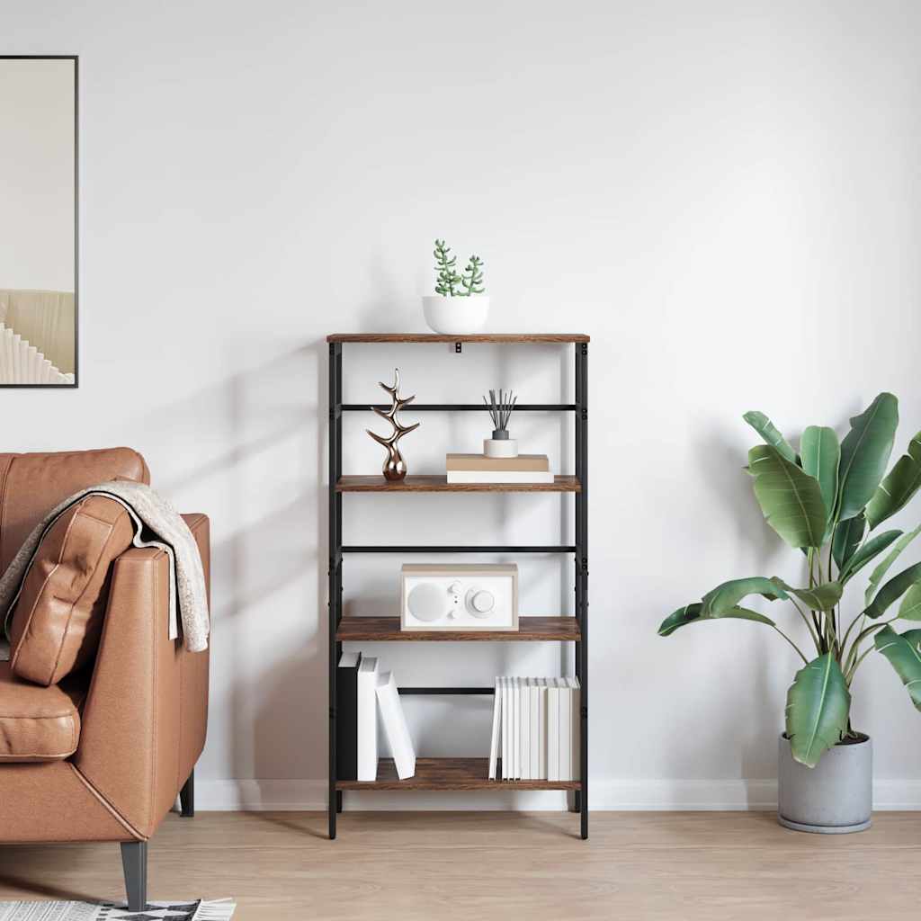 Polica Dimljeni hrast 60 x 29,5 x 115 cm Konstruirano drvo