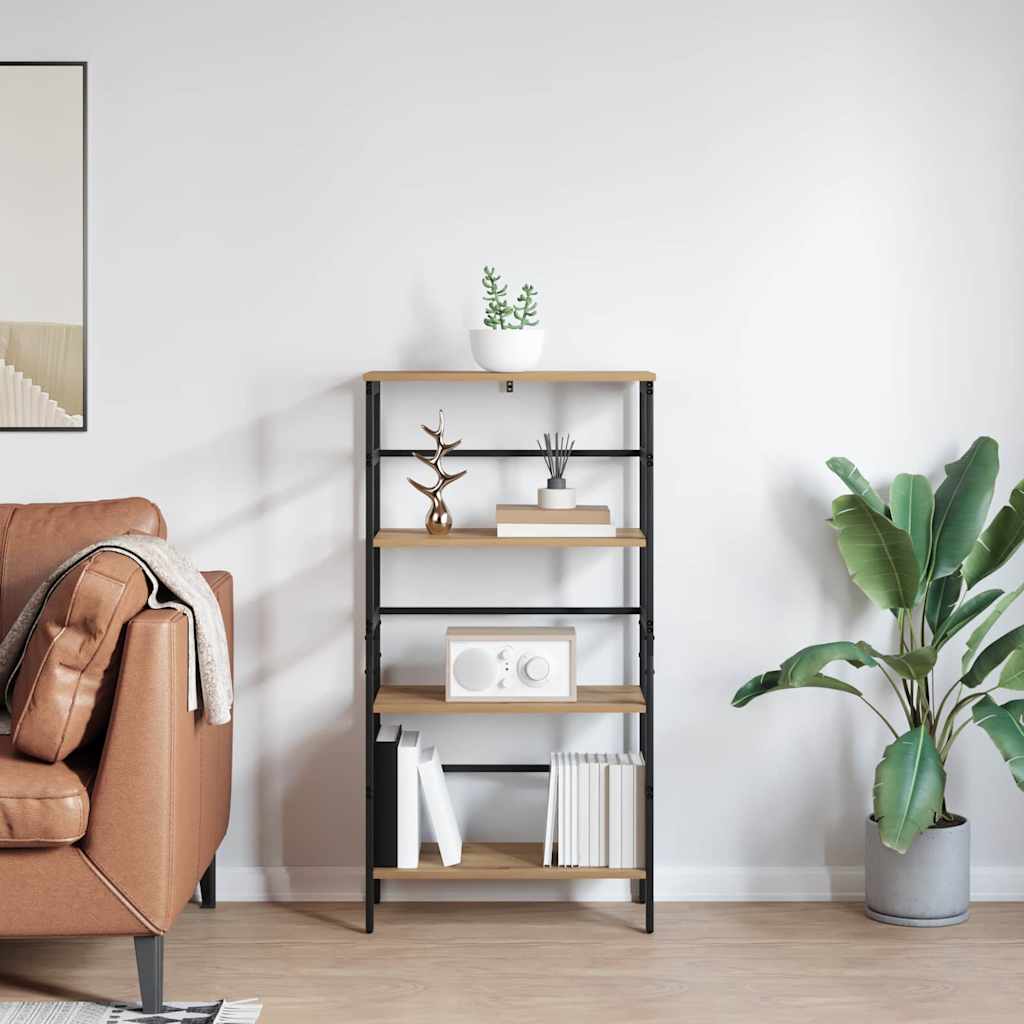 Polica Umjetnički hrast 60 x 29,5 x 115 cm Konstruirano drvo