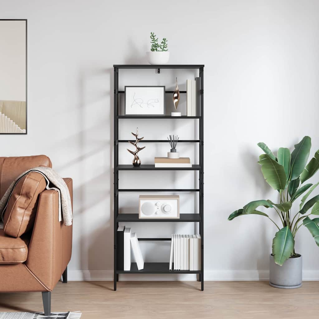 Polica Crni hrast 60 x 29,5 x 149 cm Konstruirano drvo