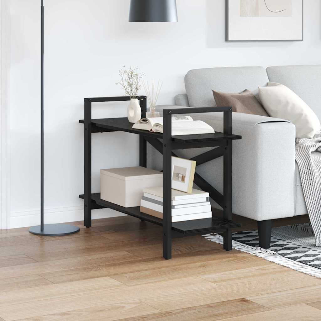 Polica Crni hrast 100 x 33,5 x 64 cm Konstruirano drvo
