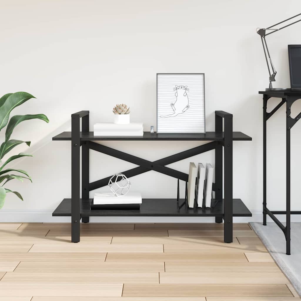 Polica Crni hrast 100 x 33,5 x 64 cm Konstruirano drvo