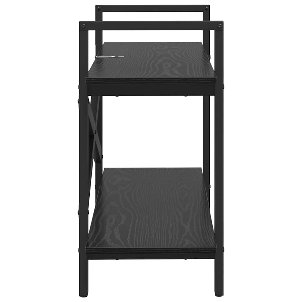 Polica Crni hrast 100 x 33,5 x 64 cm Konstruirano drvo
