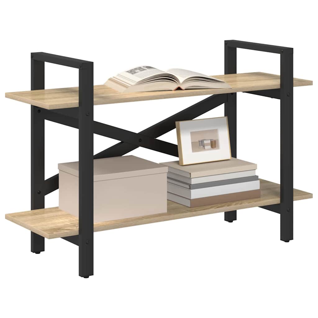Polica Sonoma hrast 100 x 33,5 x 64 cm Konstruirano drvo