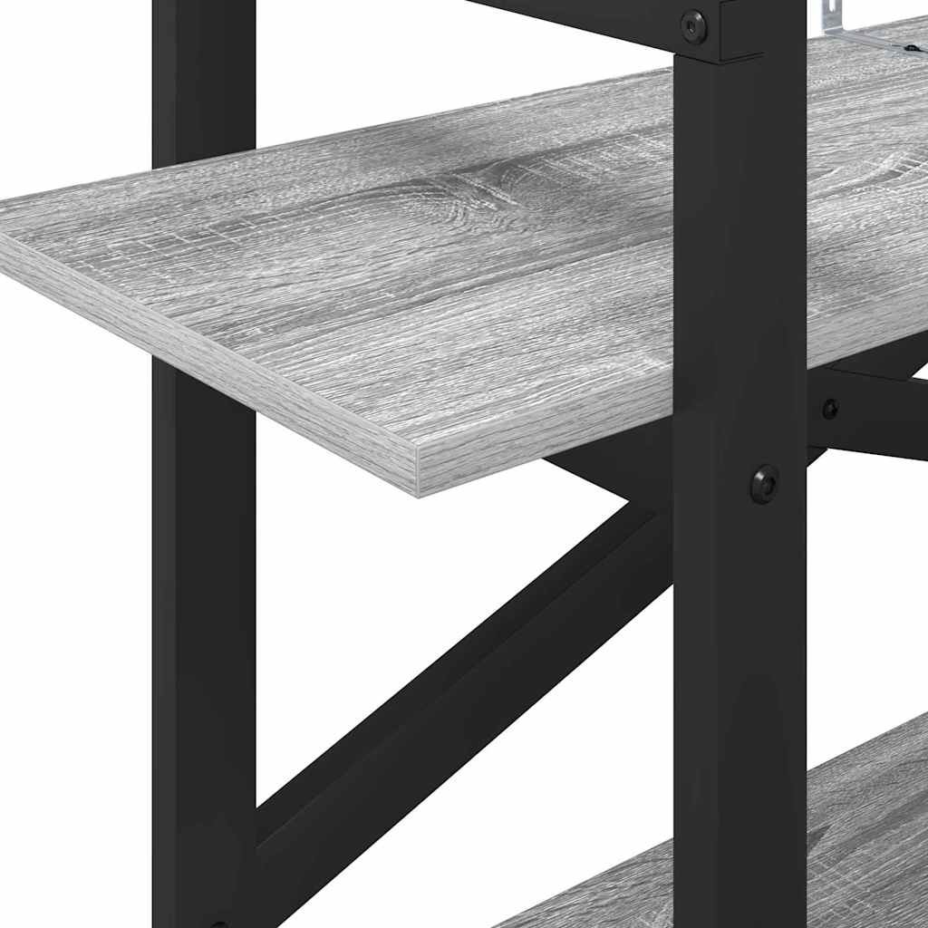 Polica Siva Sonoma 100 x 33,5 x 64 cm Konstruirano drvo