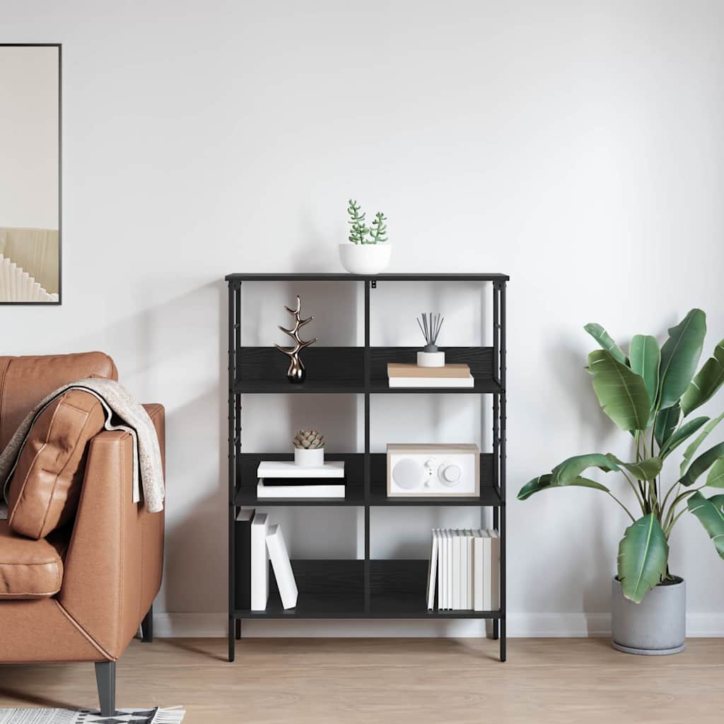 Polica Crni hrast 82 x 32 x 112 cm Konstruirano drvo