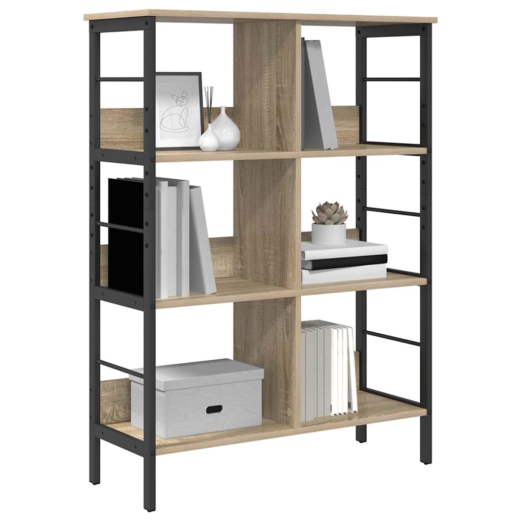 Polica Sonoma hrast 82 x 32 x 112 cm Konstruirano drvo