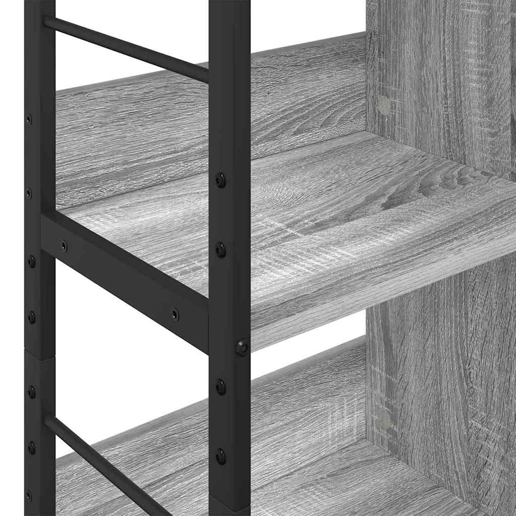 Polica Siva Sonoma 82 x 32 x 112 cm Konstruirano drvo