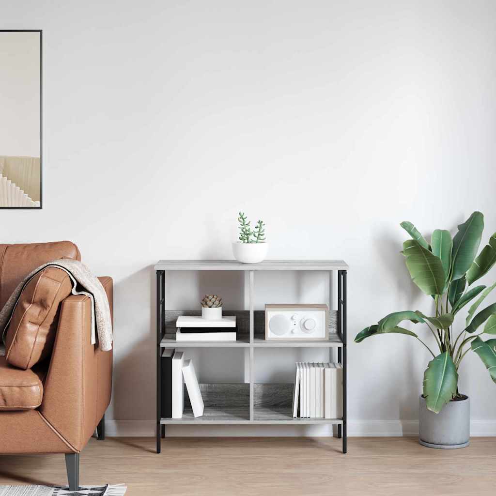 Polica Siva Sonoma 82 x 32 x 79 cm Konstruirano drvo