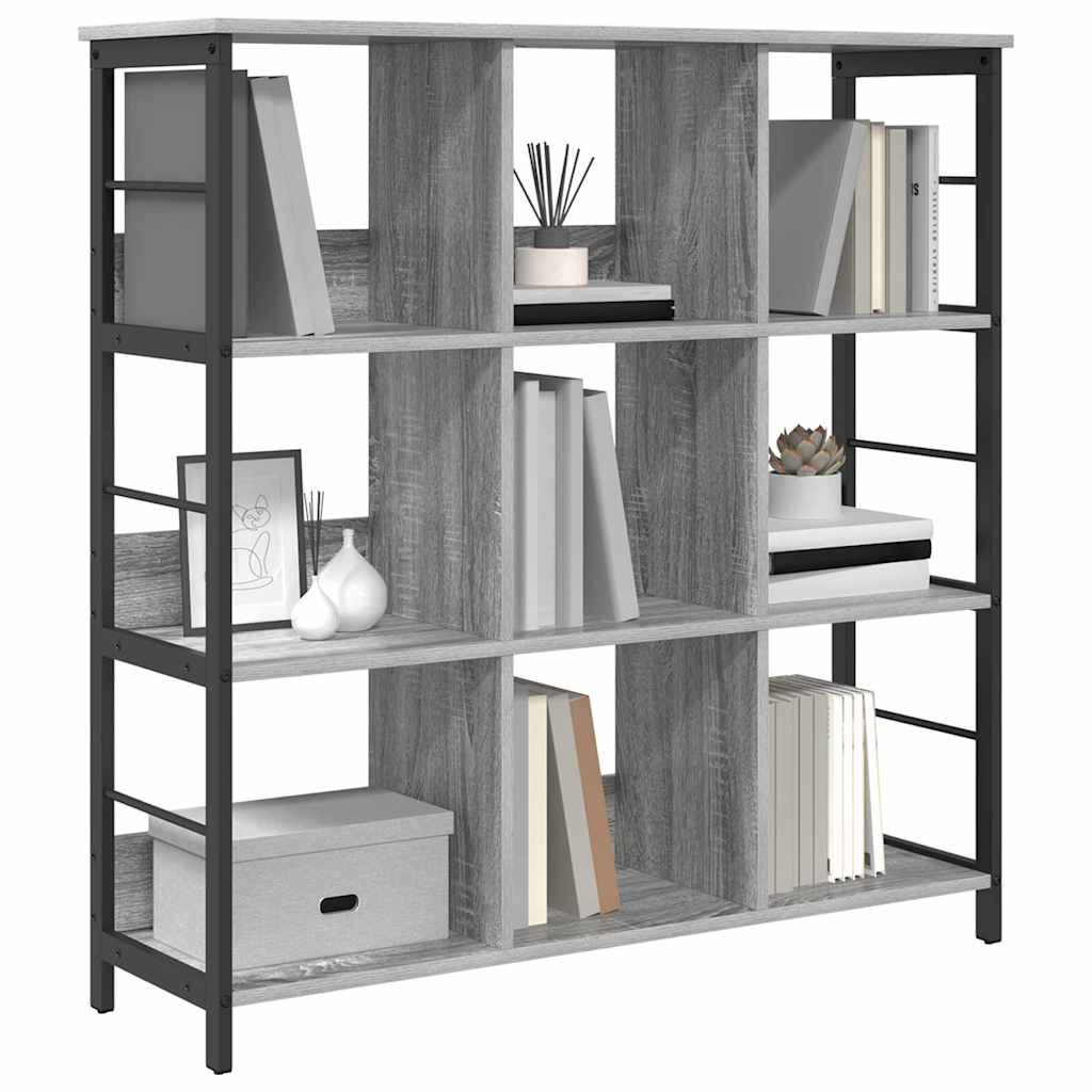 Polica Siva Sonoma 102 x 32 x 104,5 cm Konstruirano drvo