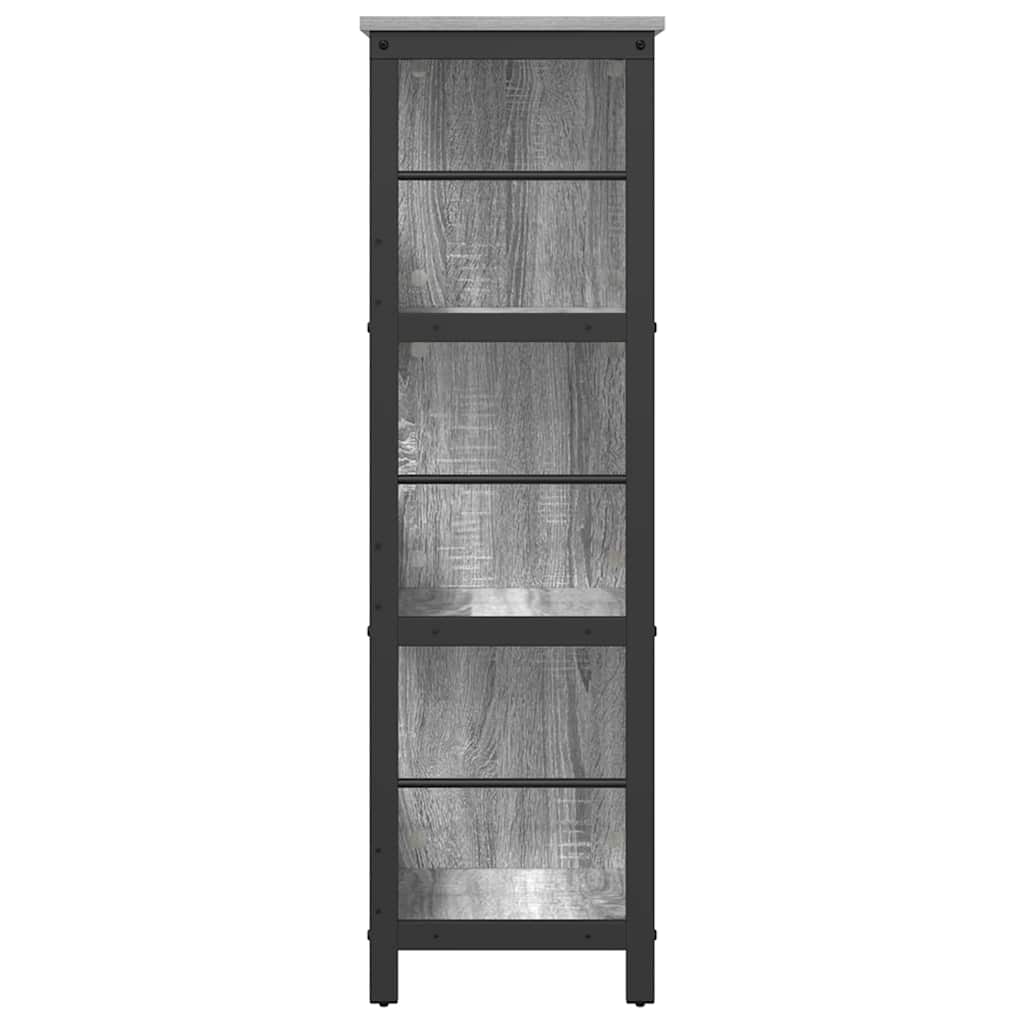 Polica Siva Sonoma 102 x 32 x 104,5 cm Konstruirano drvo