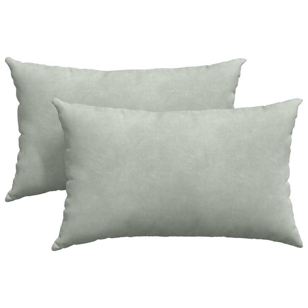 Jastučići za sofu 2 pcs Svjetlosiva 50 x 30 cm Kordura tekstil