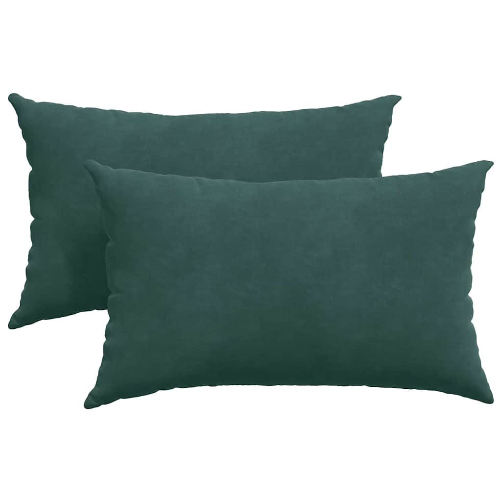 Jastučići za sofu 2 pcs Tamnozelena 50 x 30 cm Kordura tekstil
