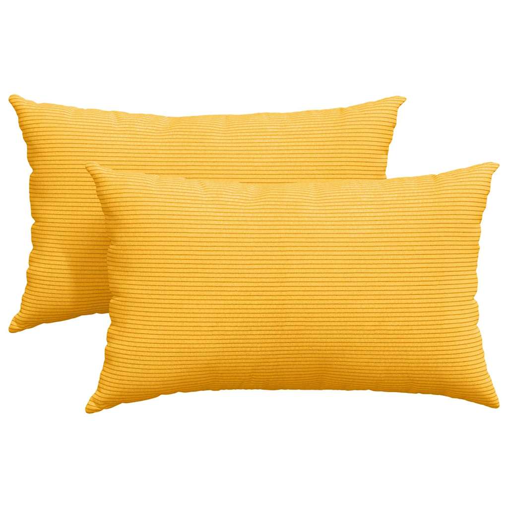 Jastučići za sofu 2 pcs Svijetlo žuta 50 x 30 cm