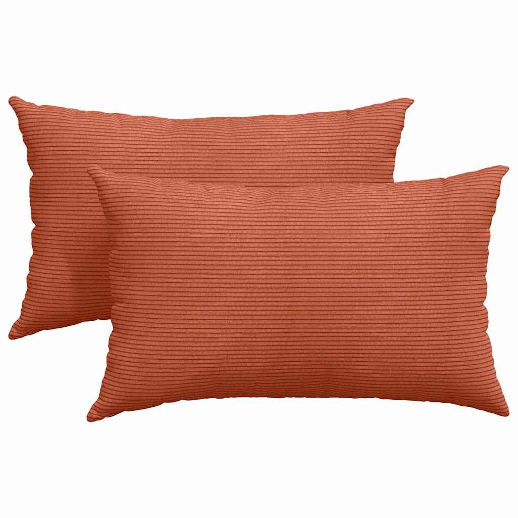 Jastučići za sofu 2 pcs Crvena narančasta 50 x 30 cm
