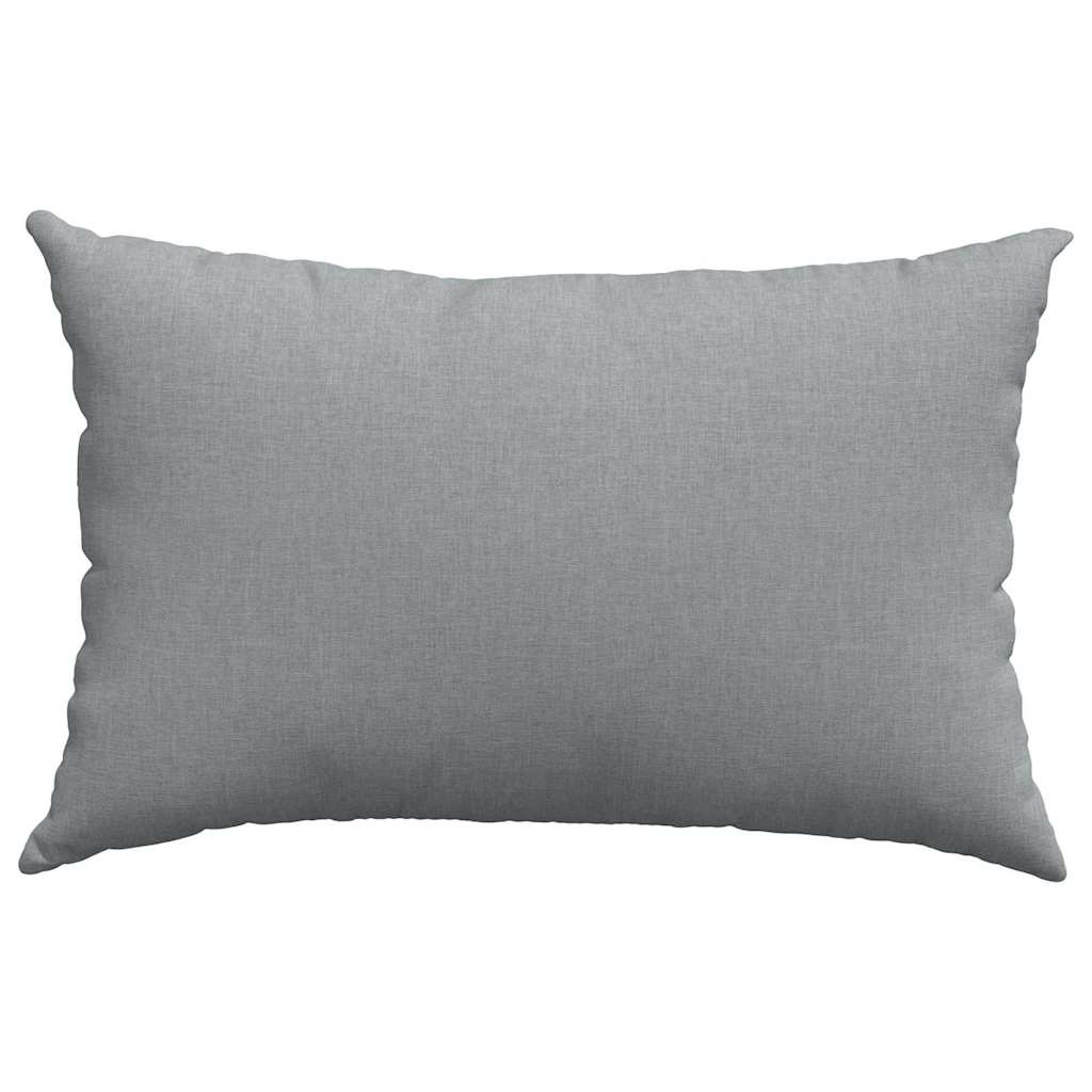 Jastučići za sofu 2 pcs Svijetlo siva 60 x 40 cm tkanina