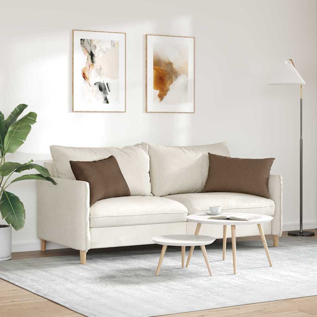 Jastučići za sofu 2 pcs Smeđa 60 x 40 cm tkanina