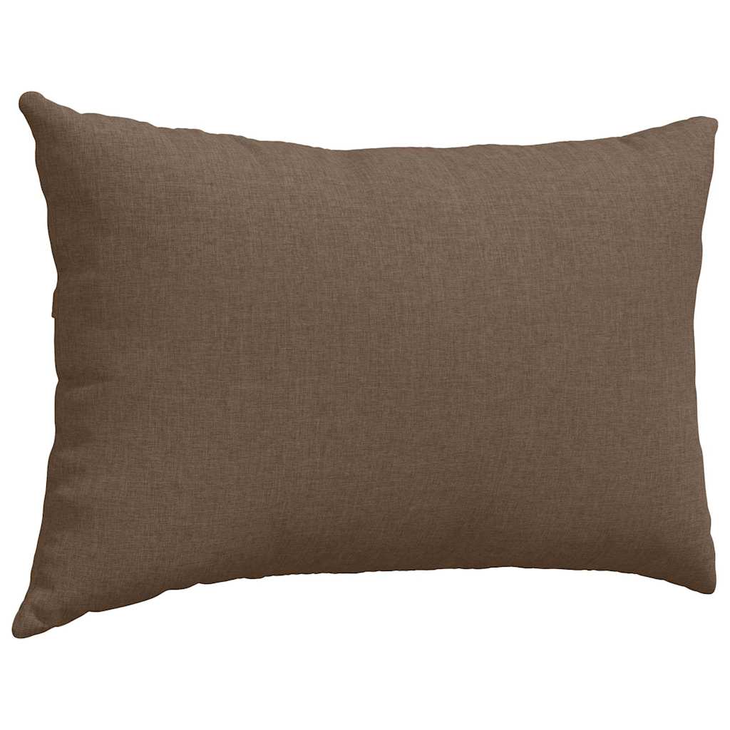 Jastučići za sofu 2 pcs Smeđa 60 x 40 cm tkanina