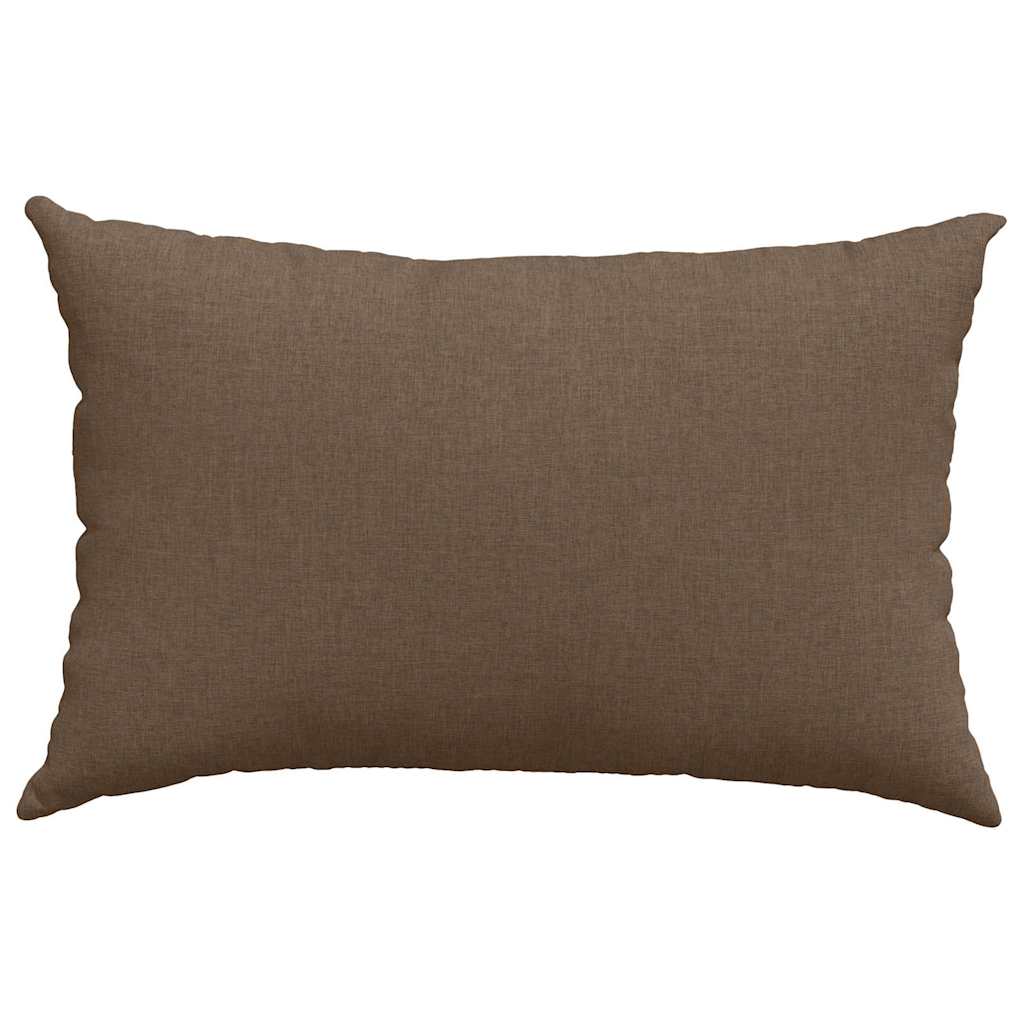 Jastučići za sofu 2 pcs Smeđa 60 x 40 cm tkanina
