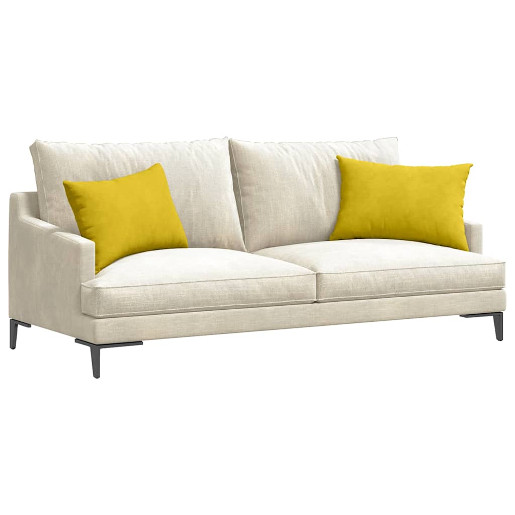 Jastučići za sofu 2 pcs Žuta 60 x 40 cm Kordura tekstil