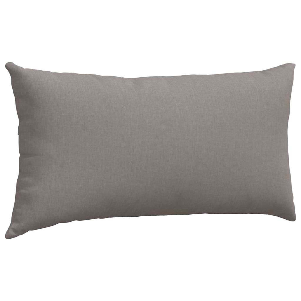 Jastučići za sofu 2 pcs Sivo-smeđa 80 x 40 cm tkanina