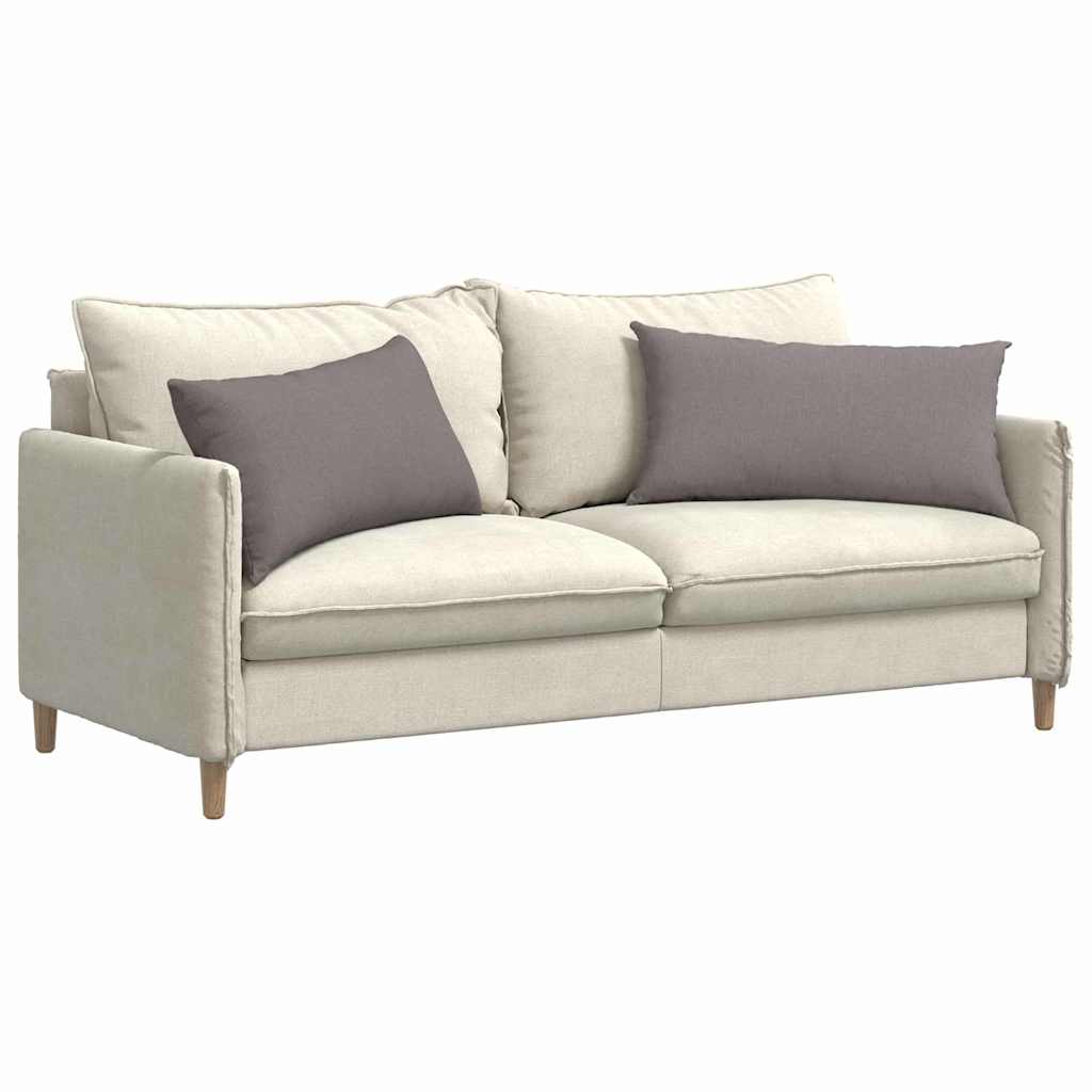 Jastučići za sofu 2 pcs Sivo-smeđa 80 x 40 cm tkanina