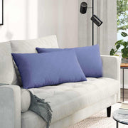 Jastučići za sofu 2 pcs Traper plava 80 x 40 cm tkanina
