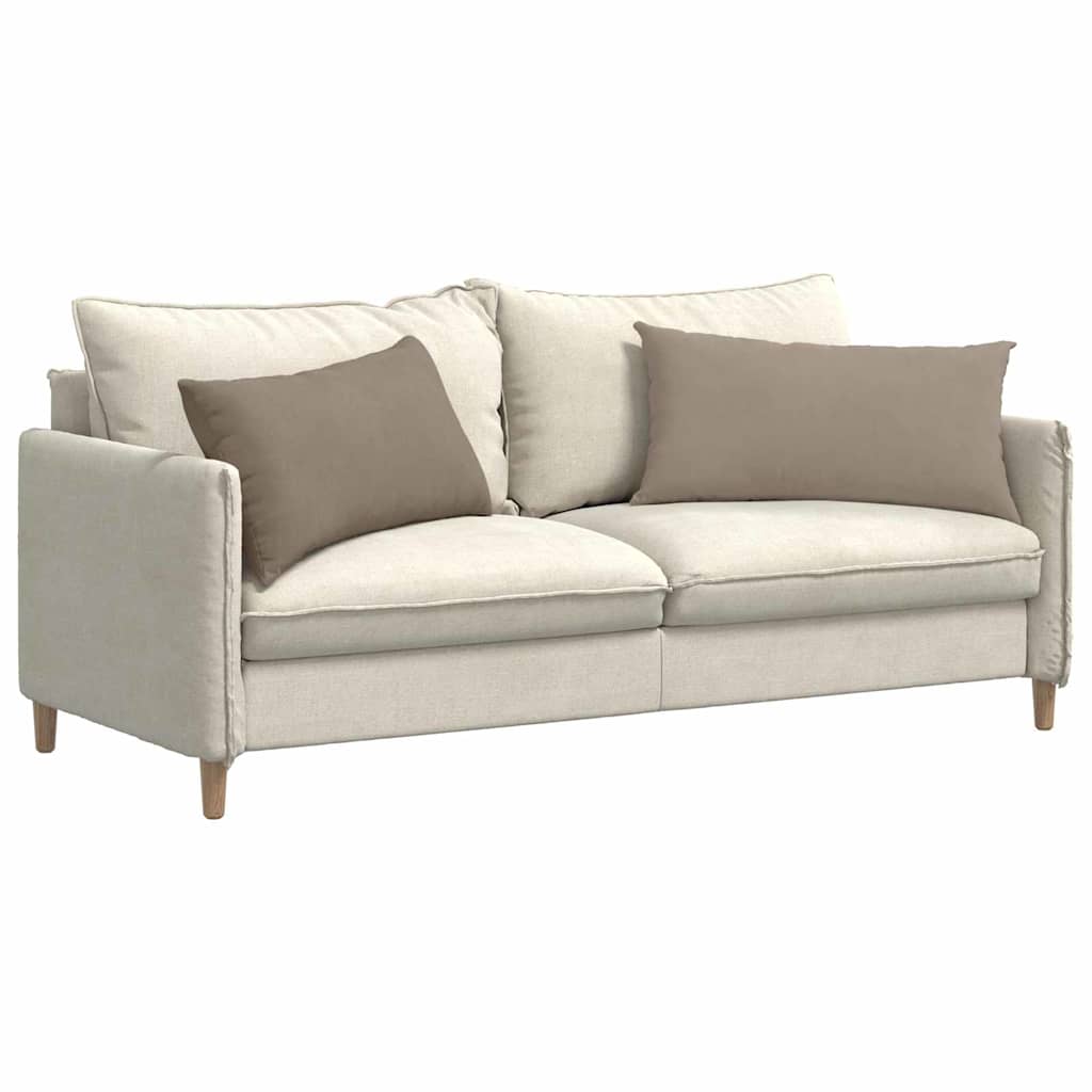 Jastučići za sofu 2 pcs Sivo-smeđa 80 x 40 cm tkanina
