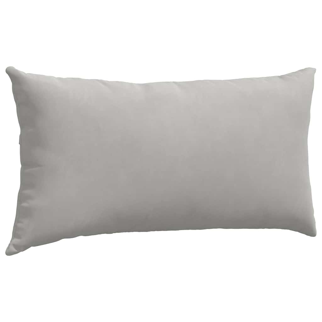 Jastučići za sofu 2 pcs Svijetlo siva 80 x 40 cm tkanina