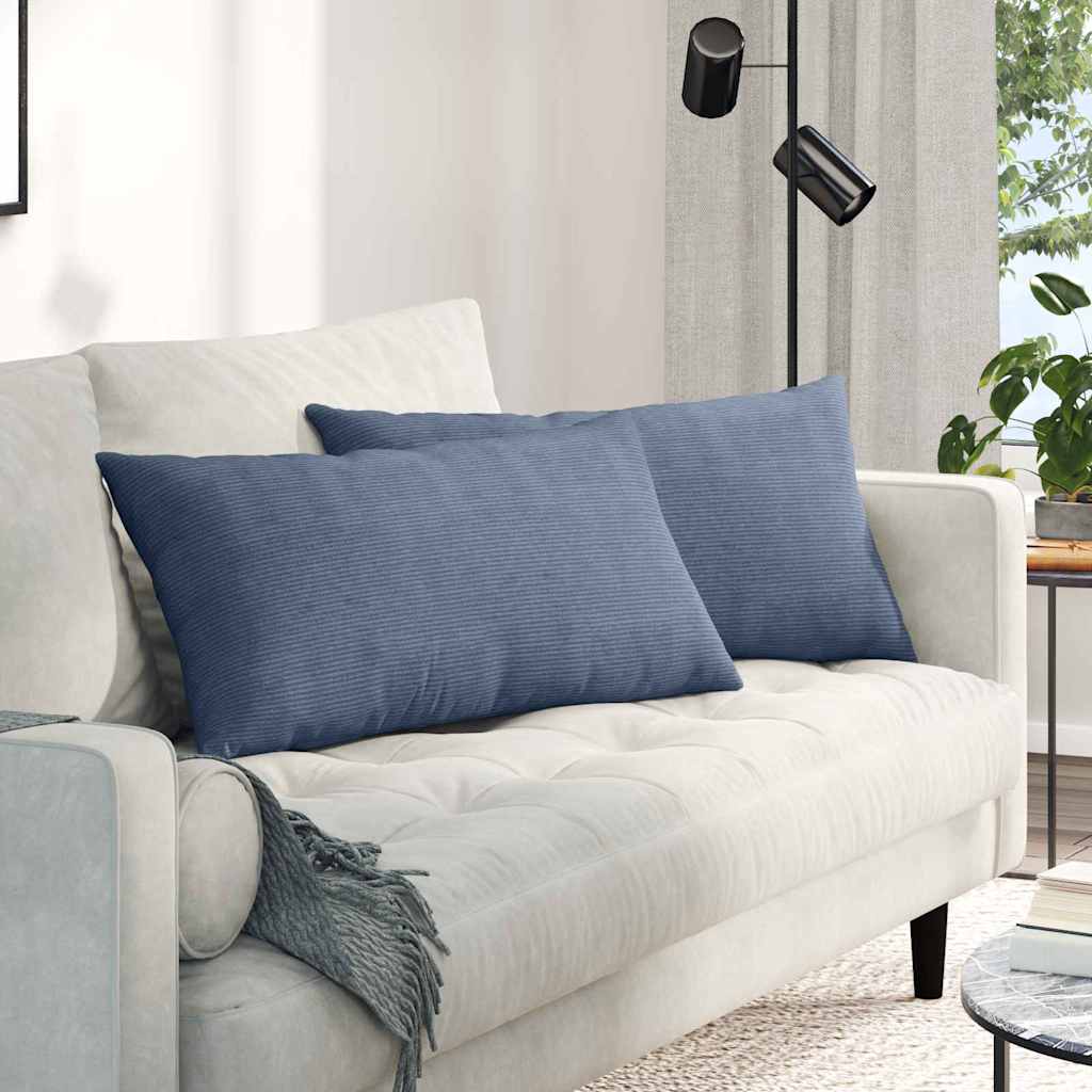 Jastučići za sofu 2 pcs Plava 80 x 40 cm Kordura tekstil