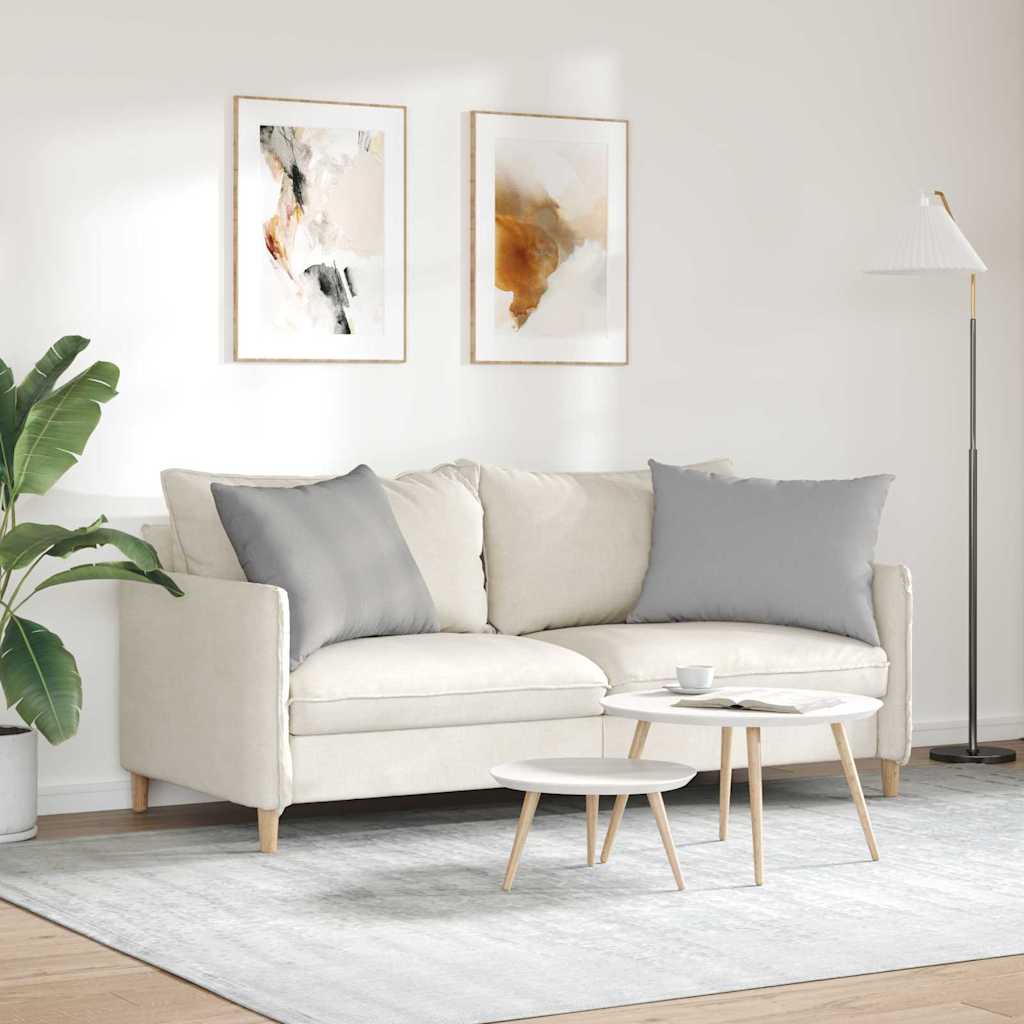 Jastučići za sofu 2 pcs Oblačnosiva 70 x 50 cm tkanina