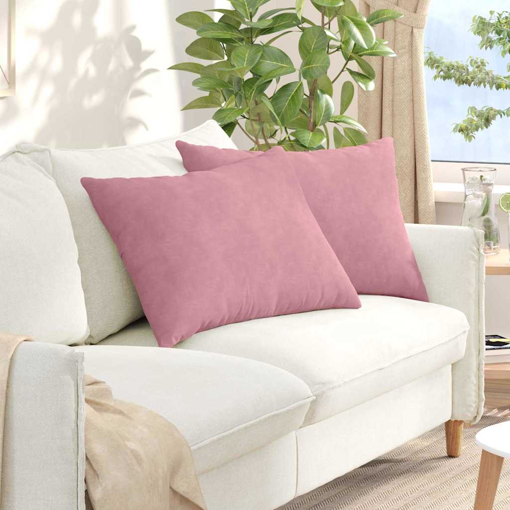 Jastučići za sofu 2 pcs Ružičasta 70 x 50 cm Kordura tekstil