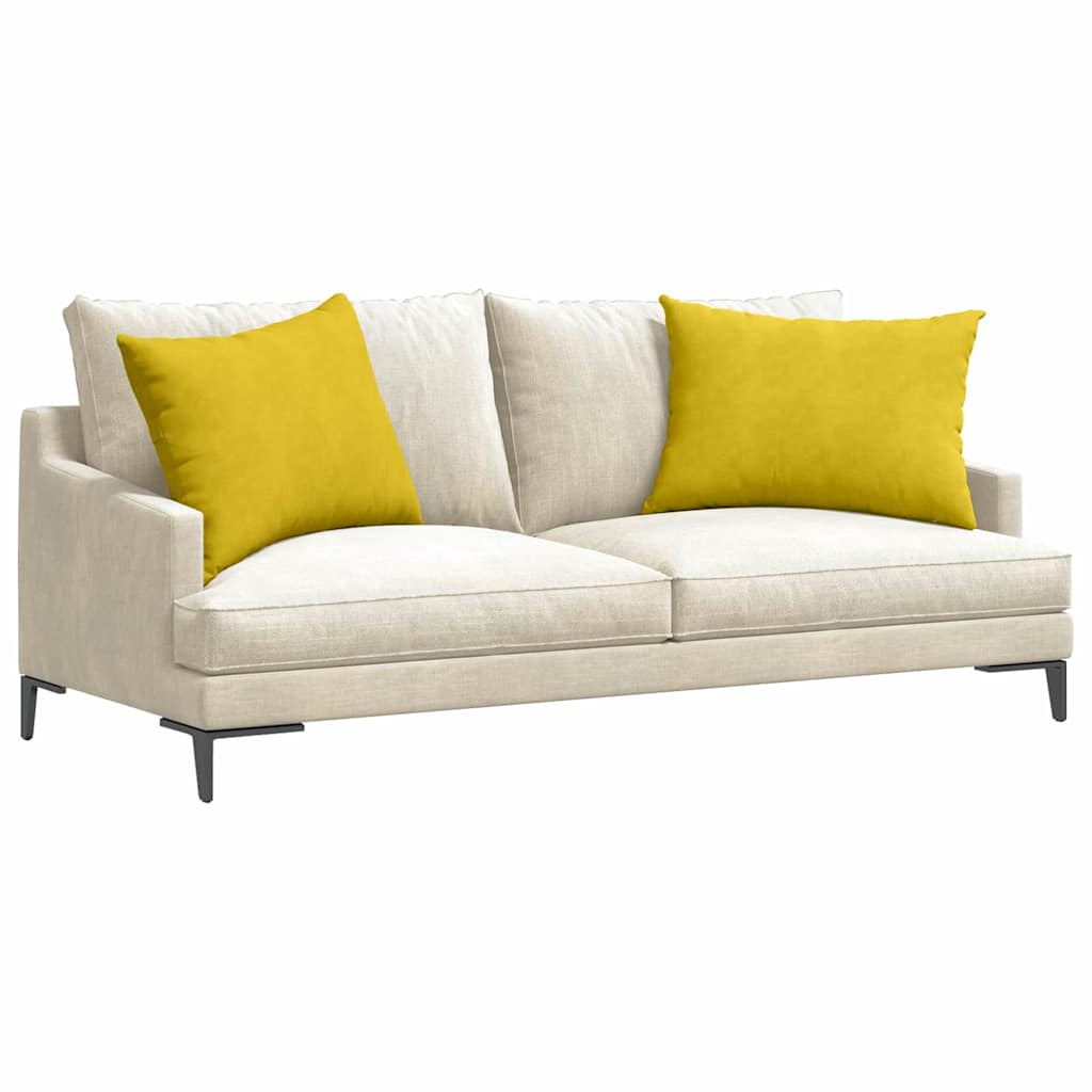 Jastučići za sofu 2 pcs Žuta 70 x 50 cm Kordura tekstil