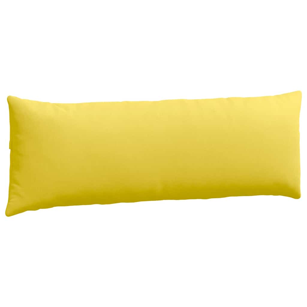 Jastučići za sofu 2 pcs Svijetlo žuta 120 x 40 cm tkanina