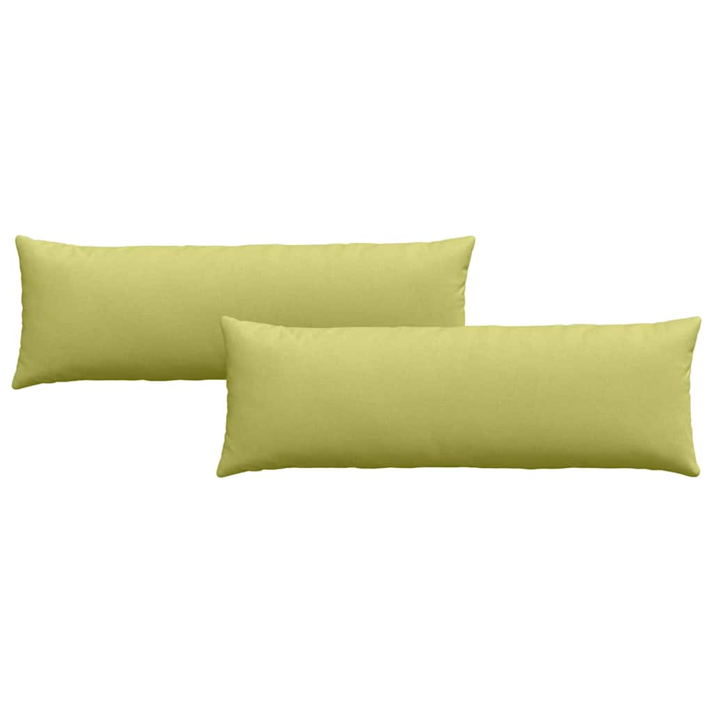 Jastučići za sofu 2 pcs Svijetlo zelena 120 x 40 cm tkanina