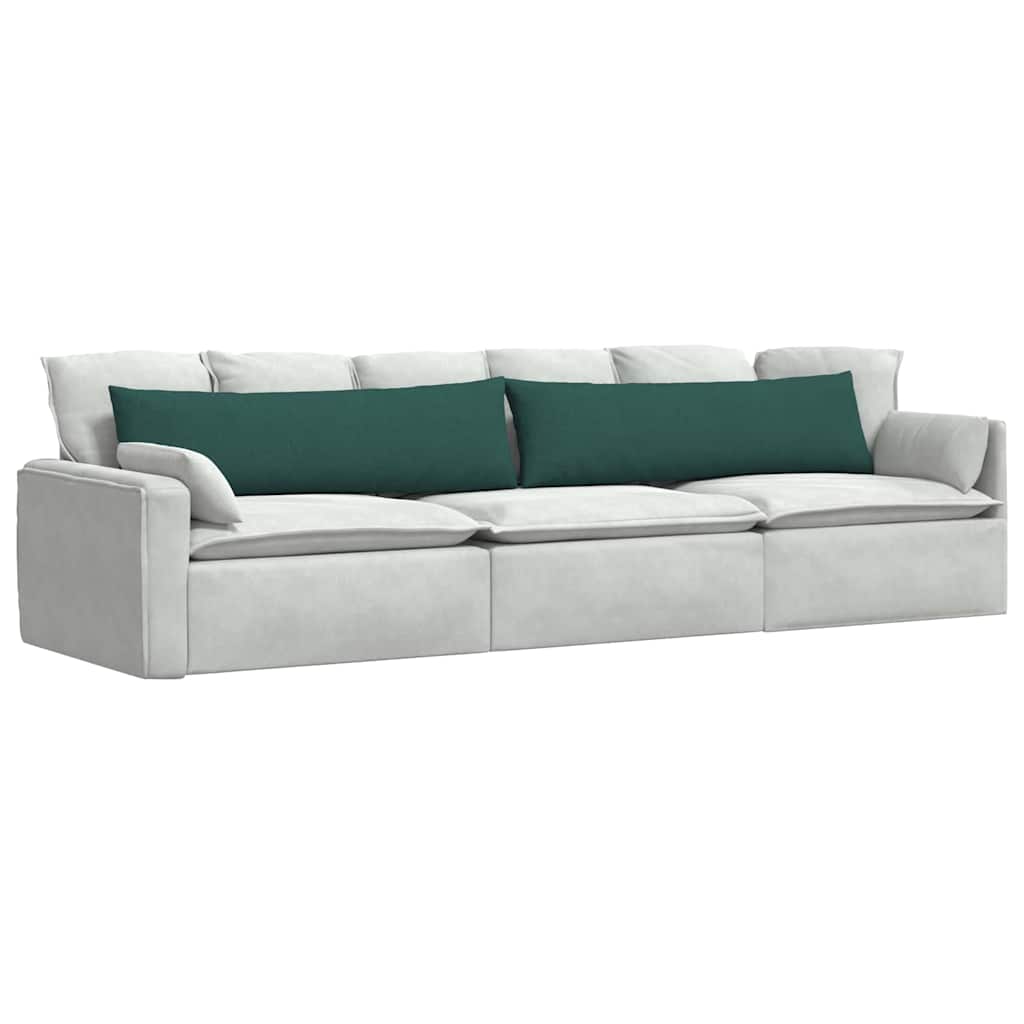 Jastučići za sofu 2 pcs Tamnozelena 145 x 40 cm tkanina