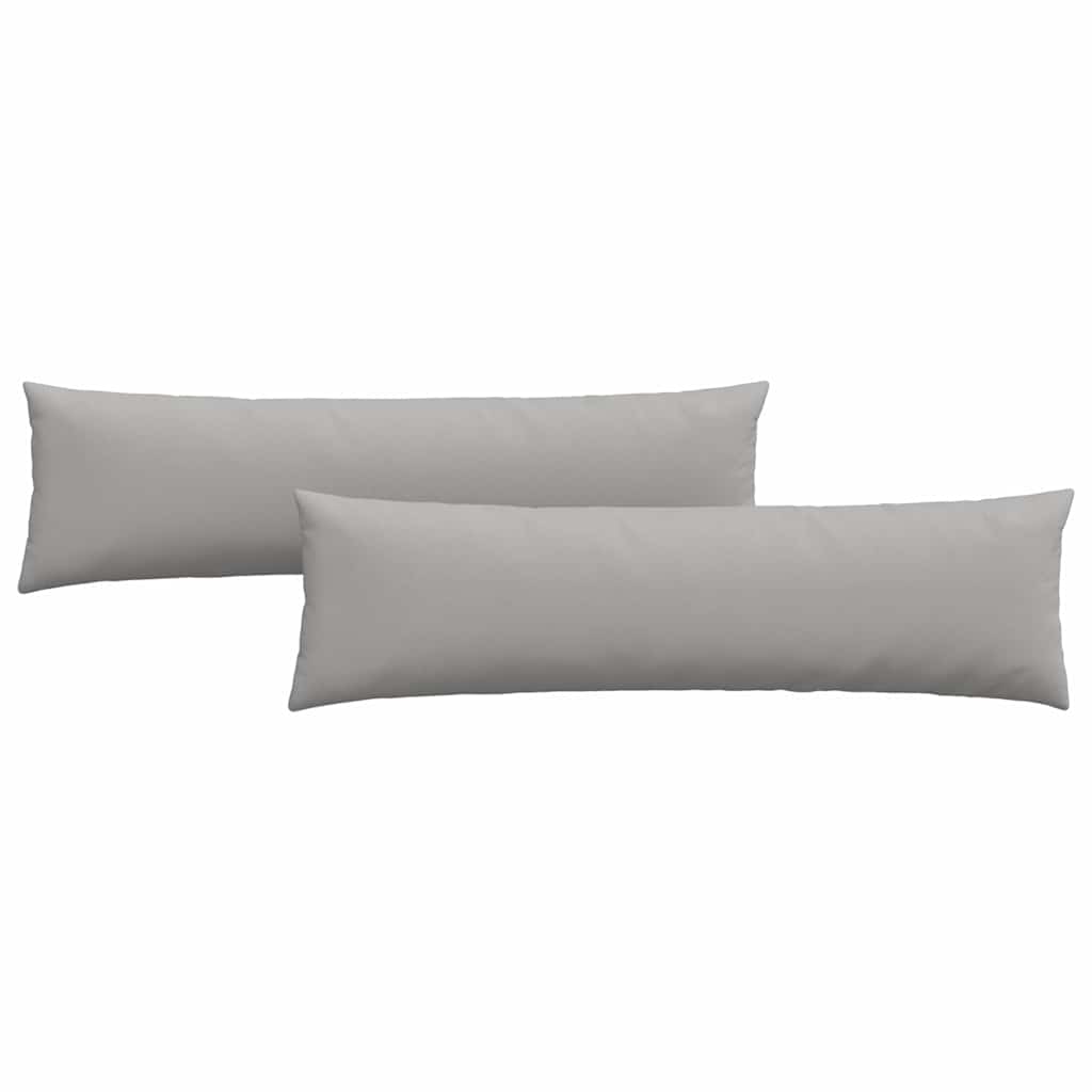 Jastučići za sofu 2 pcs Oblačnosiva 145 x 40 cm tkanina