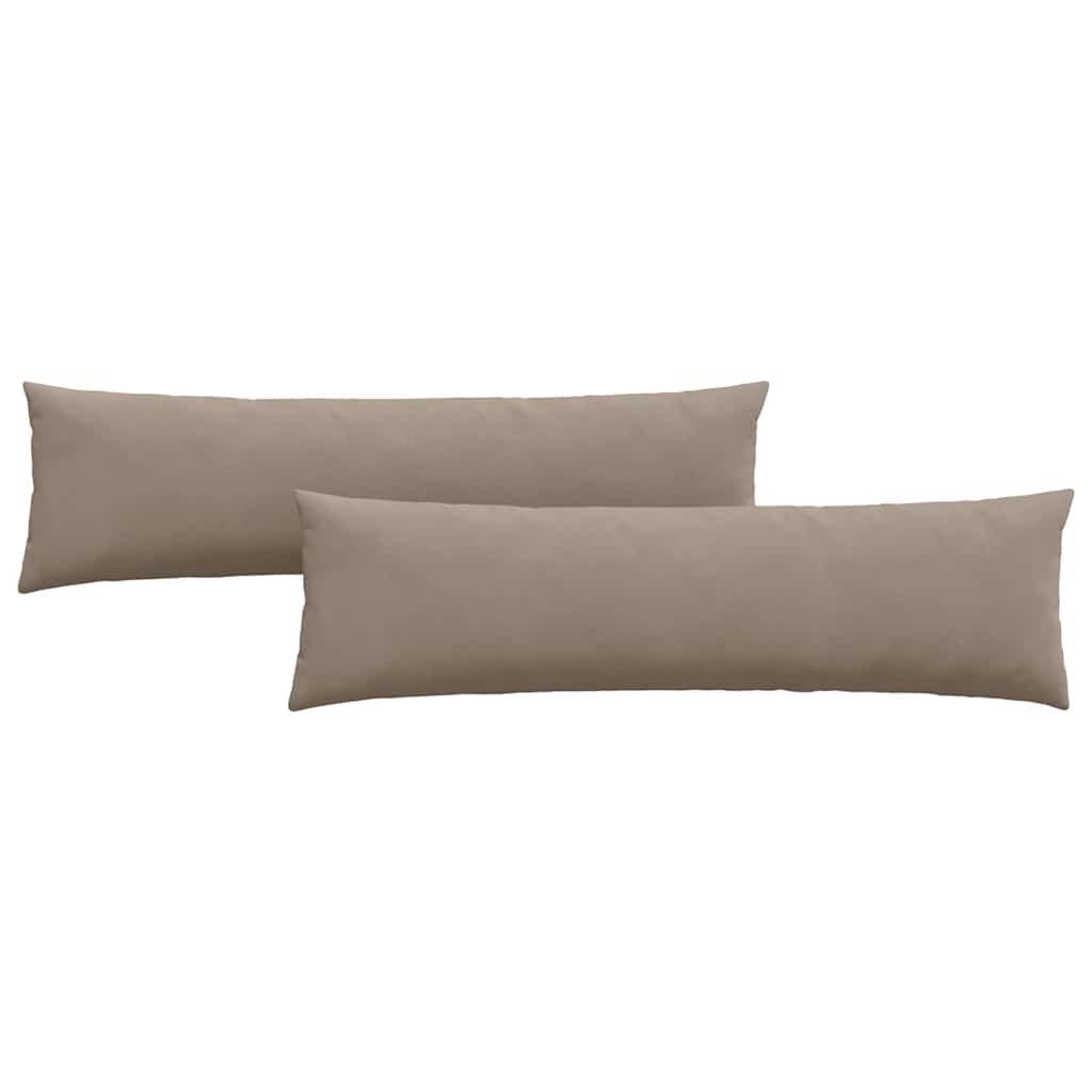 Jastučići za sofu 2 pcs Sivo-smeđa 145 x 40 cm tkanina