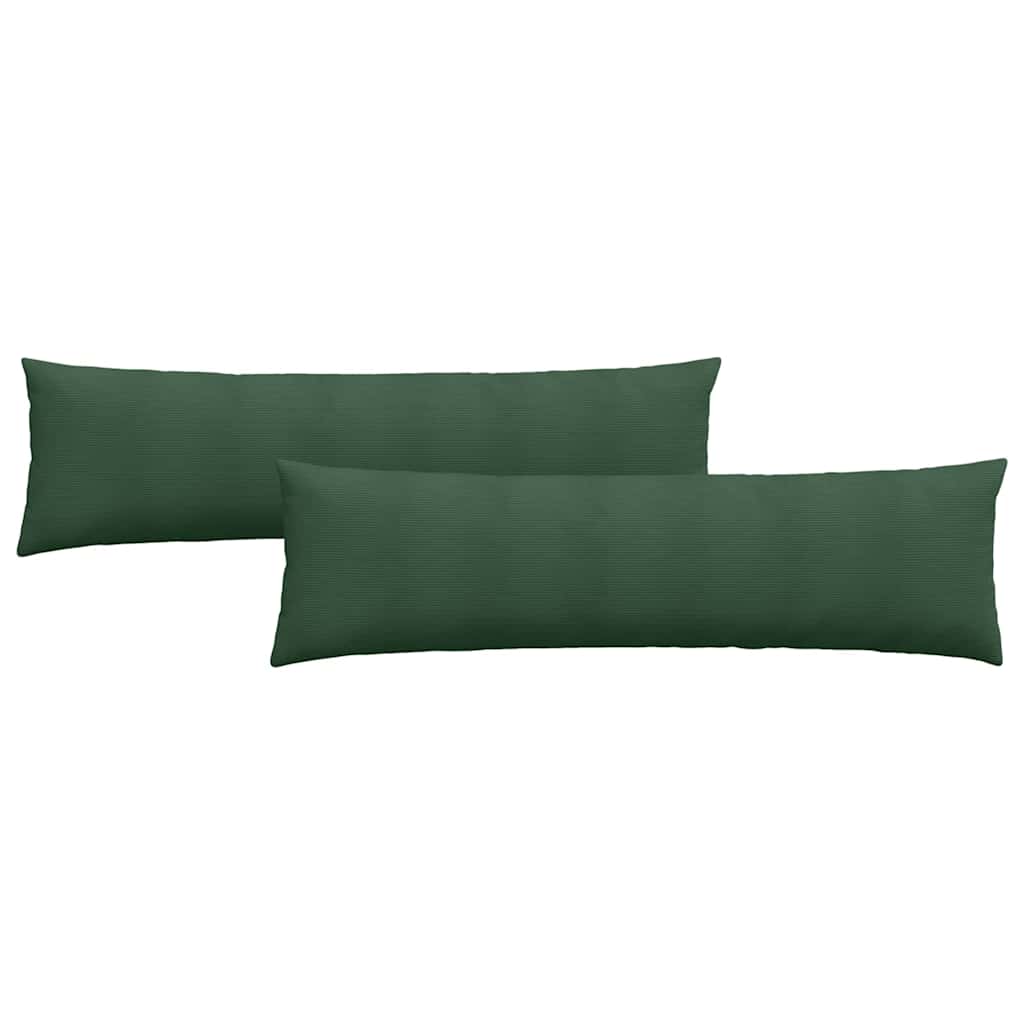 Jastučići za sofu 2 pcs Tamnozelena 145 x 40 cm Kordura tekstil