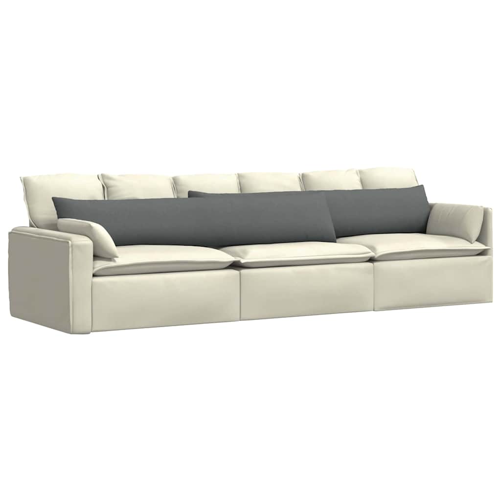 Jastučići za sofu 2 pcs Tamno siva 200 x 40 cm tkanina