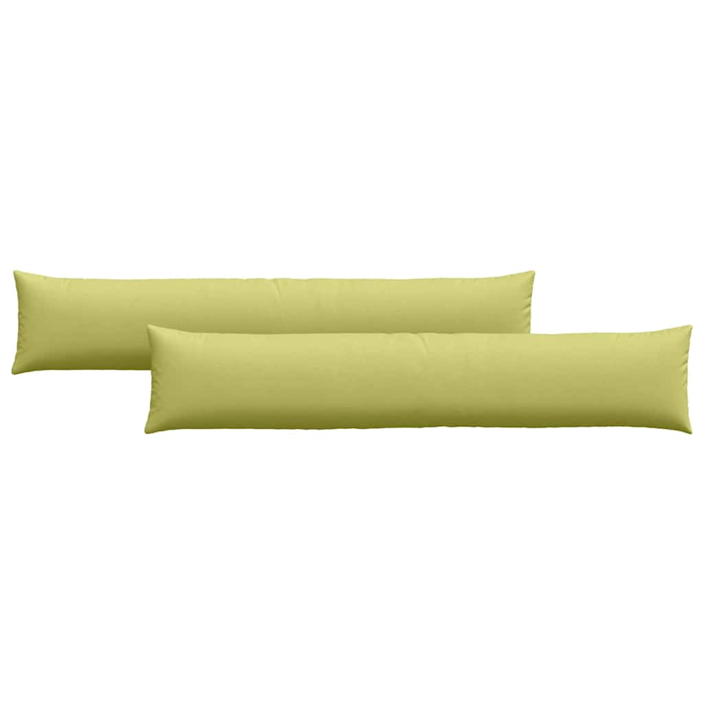 Jastučići za sofu 2 pcs Svijetlo zelena 200 x 40 cm tkanina