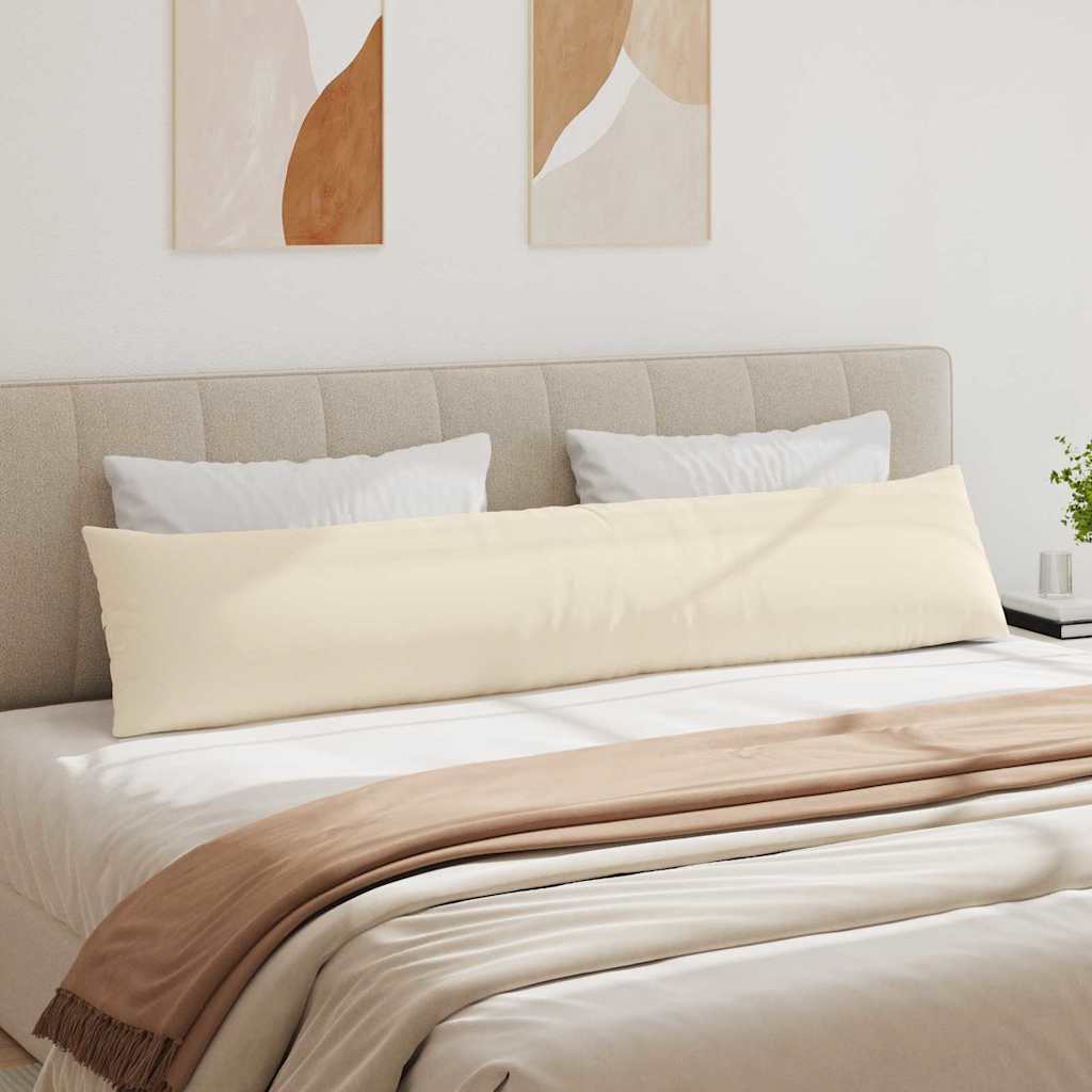 Jastučići za sofu 2 pcs Bež 200 x 40 cm tkanina