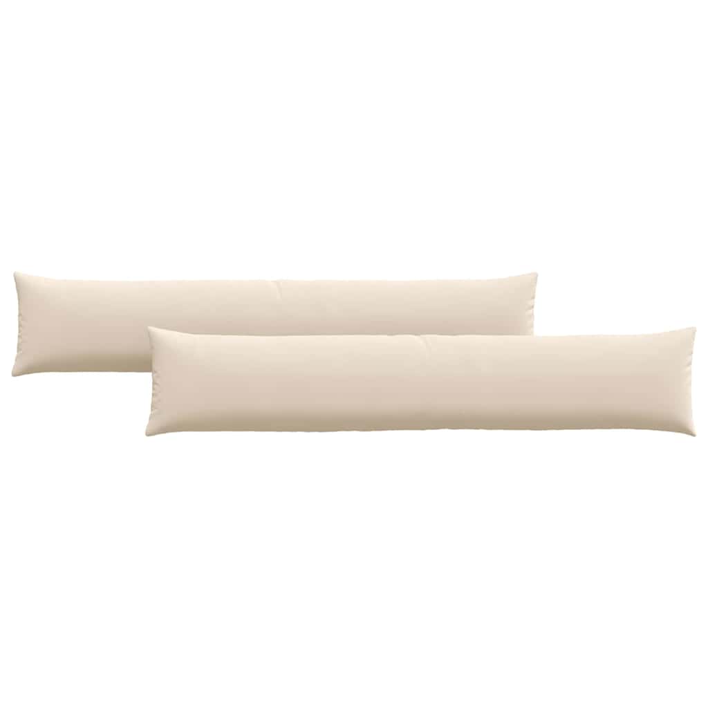 Jastučići za sofu 2 pcs Bež 200 x 40 cm tkanina