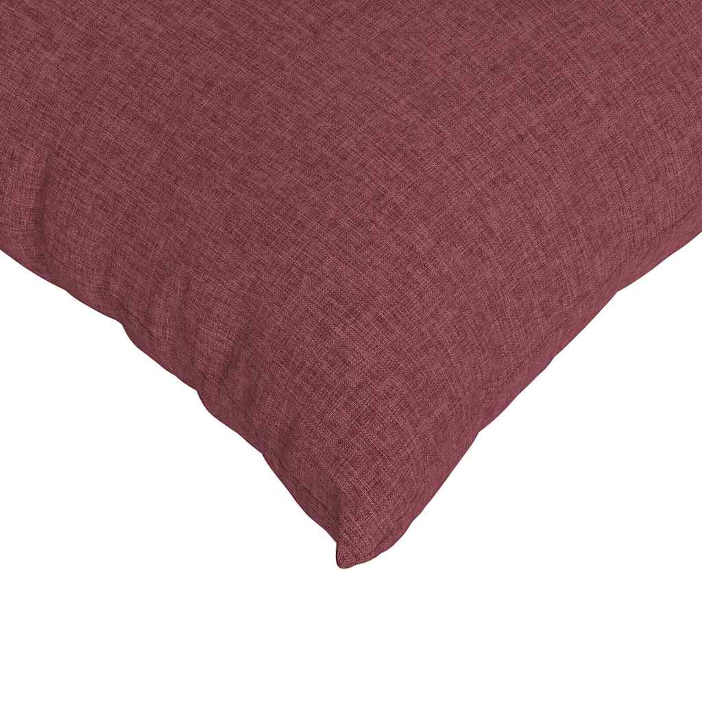 Jastučići za sofu 2 pcs Vinska crvena 45 x 45 cm tkanina