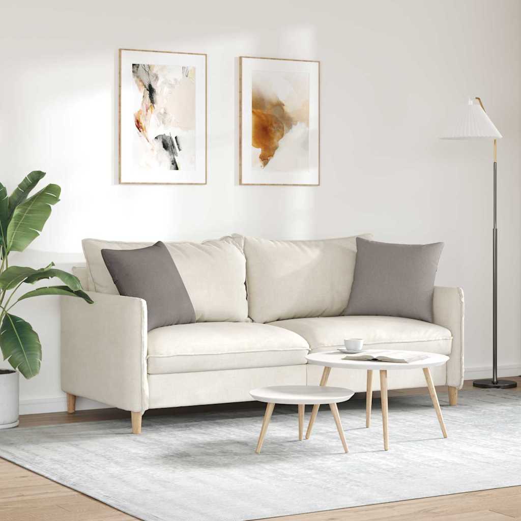 Jastučići za sofu 2 pcs Sivo-smeđa 45 x 45 cm tkanina