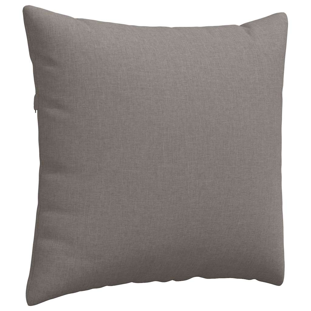 Jastučići za sofu 2 pcs Sivo-smeđa 45 x 45 cm tkanina