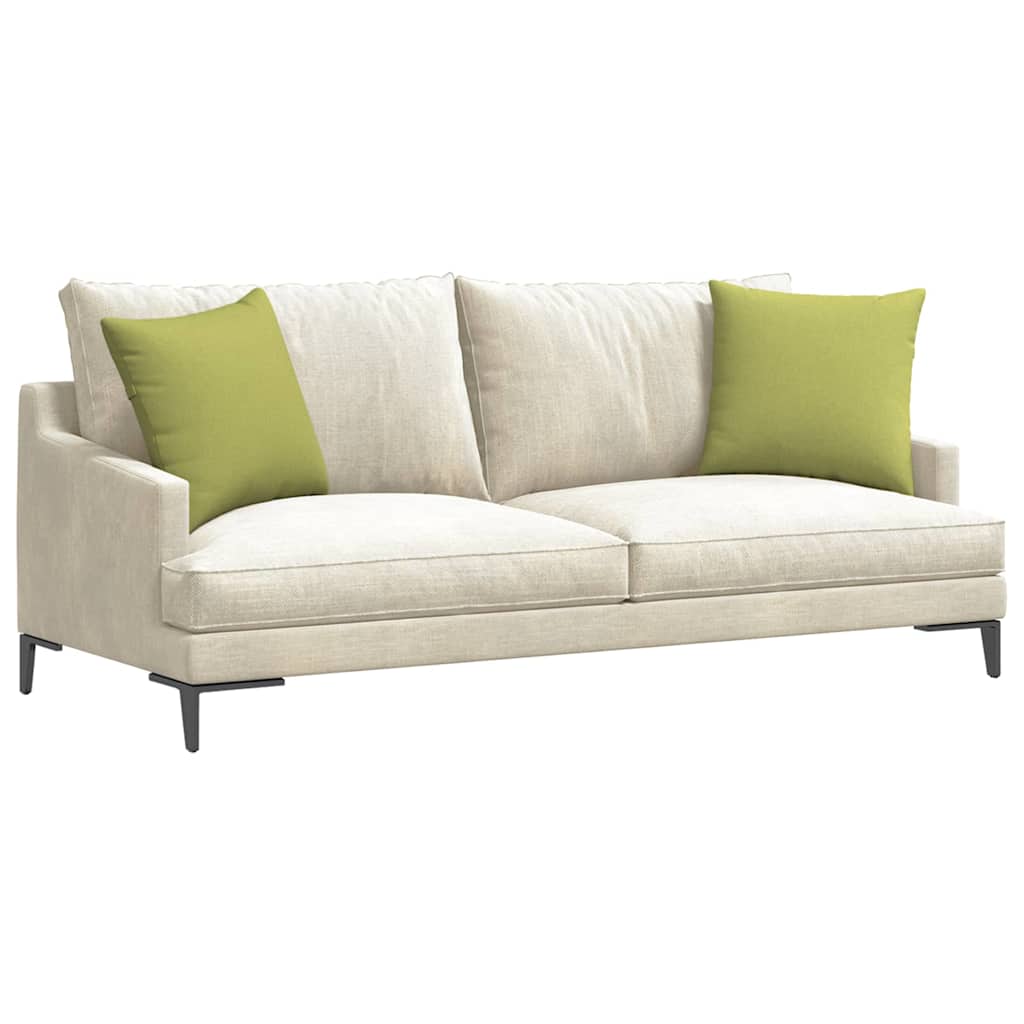 Jastučići za sofu 2 pcs Svijetlo zelena 45 x 45 cm tkanina