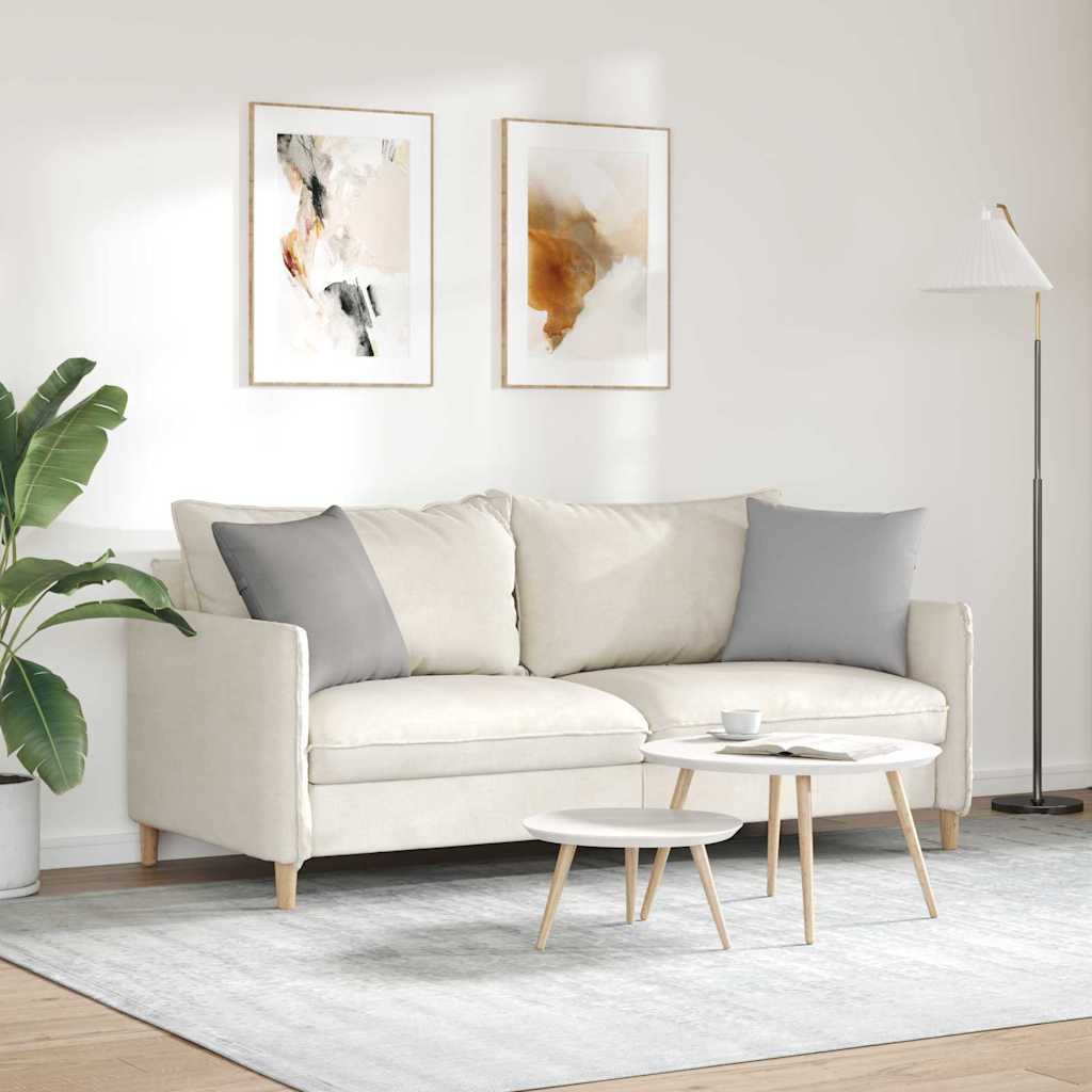 Jastučići za sofu 2 pcs Oblačnosiva 45 x 45 cm tkanina