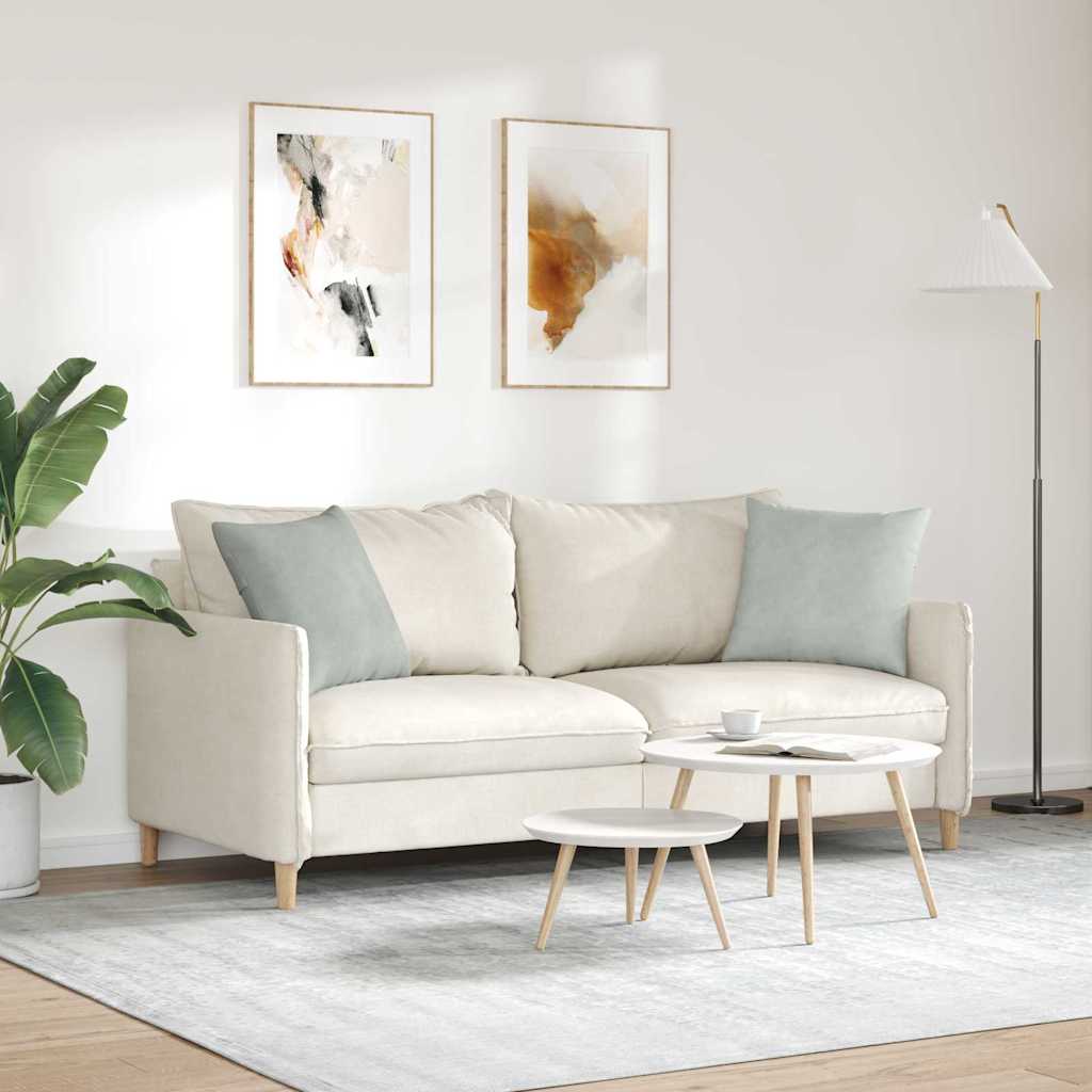 Jastučići za sofu 2 pcs Svijetlo siva 45 x 45 cm