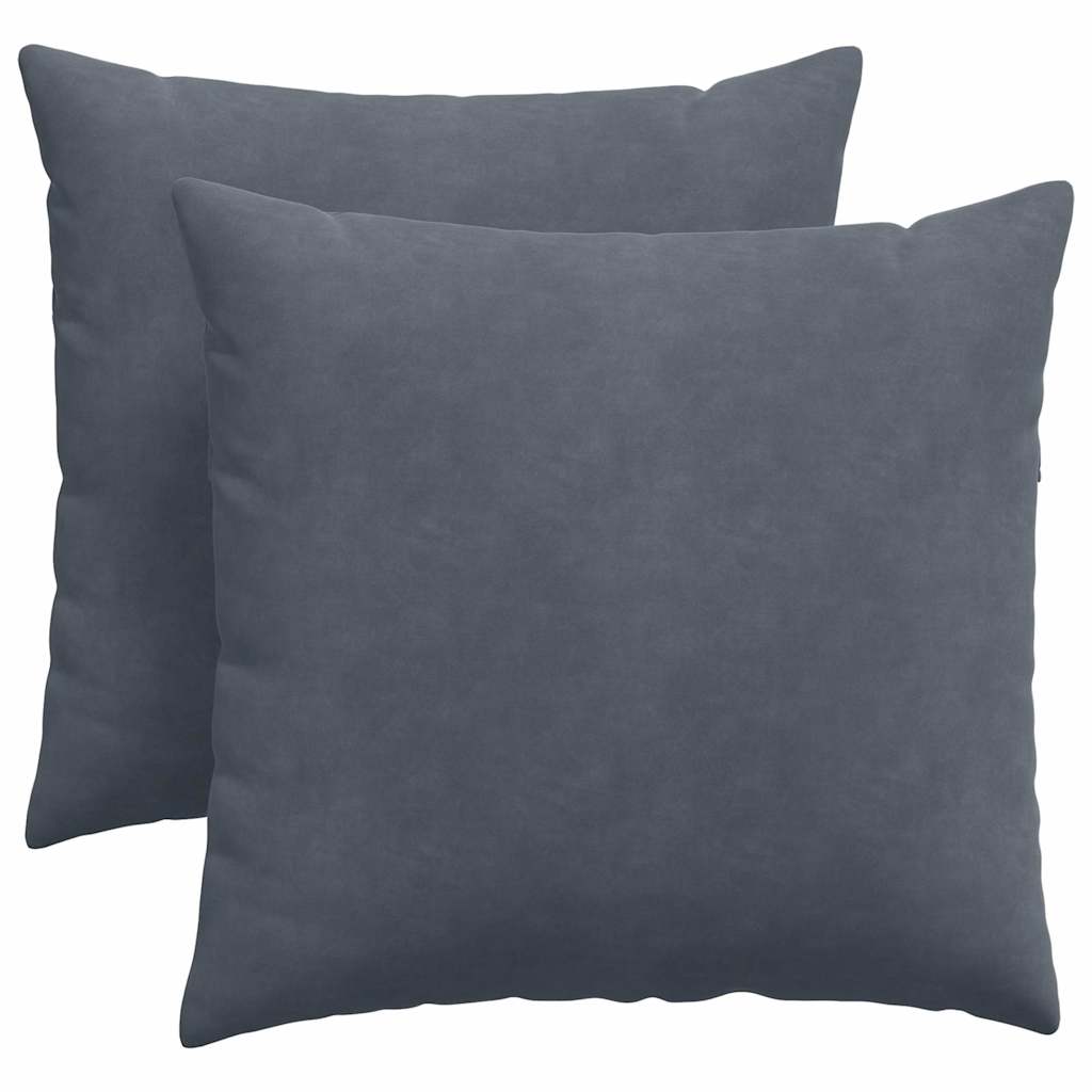 Jastučići za sofu 2 pcs Tamno siva 45 x 45 cm Kordura tekstil